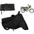 Relax Bike Body Cover For Bajaj Ct-100 - Black