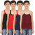 ZIPPY Boys Gym Vest Multi Color Combo(Pack of 4)