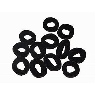 Nandini Black Hair Rubber Bands 10pcs