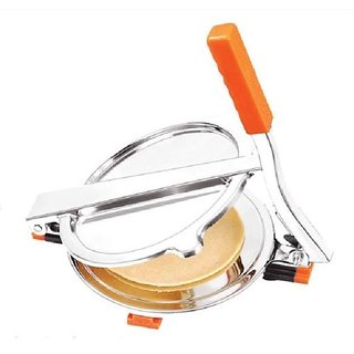 Multipurpose Manual Stainless Steel Puri Press - Puri,Papad,Chapati & Roti Maker