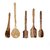 wooden spoon set of 5