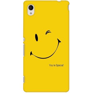 G.store Printed Back Covers for Sony Xperia M4 Aqua  Yellow