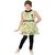 KC Dolphin Yellow Georgette Frock And Legging Set For Girls