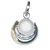 Ankit Collection Sterling Silver Moti Half Moon (Large) Pendant for Kids (AC176PD)