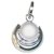 Ankit Collection Sterling Silver Moti Half Moon (Large) Pendant for Kids (AC176PD)