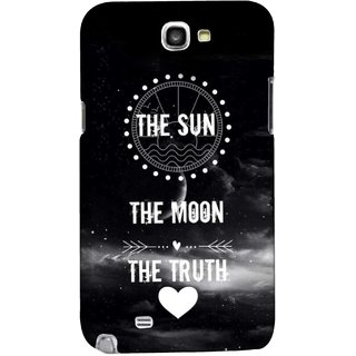 G.store Printed Back Covers for Samsung Galaxy Note 2 Black