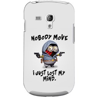 G.store Printed Back Covers for Samsung Galaxy S3 Mini Grey