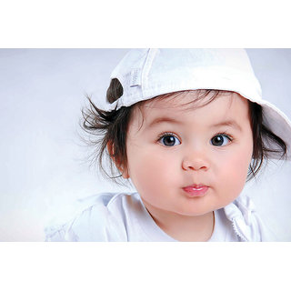 baby boy white hat