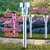 Gadget HerosTM Solar Powered Rechargeable LED Lawn Garden Light Lamp Waterproof 600 mAh rechargeable battery. Silver.