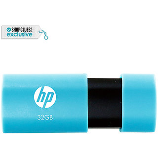 HP v152w 32 GB Pen Drive Blue Pen Drive