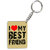 Sky Trends I Love My Best Friend With Chocholate Color Best Gifts Wooden Keychain