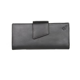 Kara Womens Wallets 8021 Black Card Slots