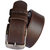 Sunshopping mens brown Leatherite needle pin point buckle belt