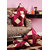 Designer Cushion Cover - Set Of 2 16X16 - check-maroon