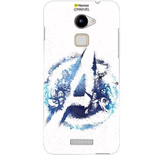 Buy Hamee Original Marvel Character Licensed Designer Cover Slim Fit Plastic Hard Back Case For Coolpad Note 3 Cool Pad Note Three White Blue Watercolour Avengers Logo Online 499 From Shopclues