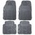 Hi Art - Car Rubber Grey Floor Mats For Hyundai Xcent - Set Of 4