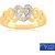 Certified 0.11ct Natural White Diamond Ring 14k Hallmarked Gold Ring LR-0297