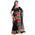 RAJNANDINI Black Kota Embroidered Saree With Blouse