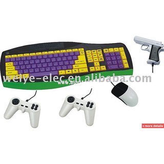 video game with keyboard