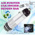 Gadget Heros Mini Car Auto Ionizer Fresh Air Purifier Oxygen Ozone Bar Cleaner Deodorant Silver