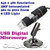 adget Heros USB 500X Magnification Digital Microscope 8 LED 3MP Interpolated For Windows