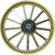 Original Parado Golden Glossy Alloy Wheels for Bullet ( Classic)