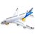 AirBus Musical Lights Self Rotating Aeroplane Toy (White)