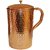 Artandcraftvilla Handmade Pure Copper Hammered Water Jug Pitcher 1700 ML for use Storage Water Drink Water Serving