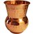 Artandcraftvilla Hammer Pure Copper Water Glass 350 ML for Drink Water Gift Item