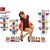 Connectwide-3 Tier 24 Pocket 360 Spin Hanging Carousel Shoe Rack Organizer