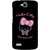 G.store Printed Back Covers for Huawei Honor Holly Black