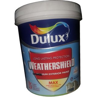 Buy Ici Dulux Weathershield Max Exterior Paint For Outside Walls Brillient White 1 Ltr Online 399 From Shopclues