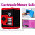 Gadget Heros Portable Electronic Safe With Digital Passcode Lock With Voice Alert. Piggy Bank, Money Safe Treasury, Vau