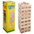 Tickles Wooden 48 Blocks Toy Numbered Building Bricks Stacking Classic Traditional Toppling Tumbling Tower Game Kid Gift