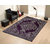 Presto Purple colour traditional Chenille Carpet