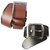 Black  Brown Pure Leather Belt For Mens