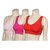 combo pack of 3 ladies air bra slim lift sport bra no straps no clips