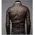 P002 - Italiano TUCCI Slim Long Semi Leather Jacket For Men Party Wear any Season Smart Wear Jacket