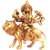 Divine Gods Lord Durga brass statue and Idol - 15.5 cms