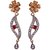 Asset Jewels American Diamond Brass Gold Silver Rhodium Hanging stud tops Earings Jewellery For Girls
