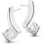 Silvosky Charming Rhodium Plated Silver Stud Earring SE2001