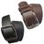  Black & Brown Leatherite Belt For Mens
