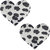 AAYAN BABY White Heart Polyester Peel and Stick Disposable Nipple Covers