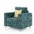 Comfort Couch Fully Upholstered Single-Seater Sofa - Premium Valencia Teal