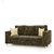 Comfort Couch Fully Upholstered Three-Seater Sofa - Premium Valencia Moss Green