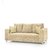 Comfort Couch Fully Upholstered Three-Seater Sofa - Classic Valencia Off White