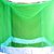 shiv green mosquito net for double bed babby,men,women etc 6.56.5