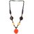 The Roots Brown Resin Necklace for Women (Root-0031)