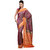 Magenta Silk Georgette Banarasi Saree