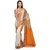 Peach  Beige  Off White Bhagalpuri Saree